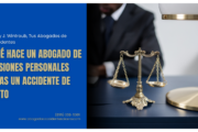 abogado de lesiones personales autos accidente