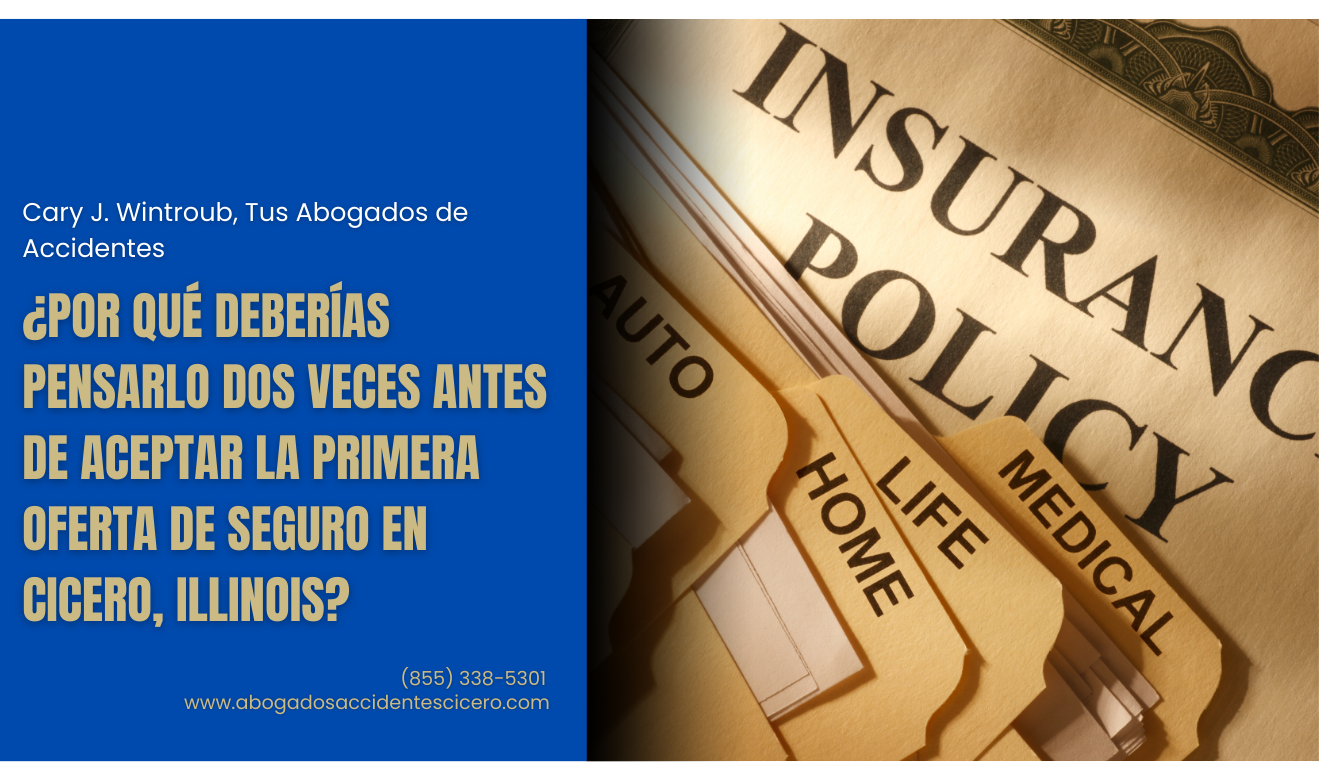 riesgos de aceptar primera oferta seguro Cicero