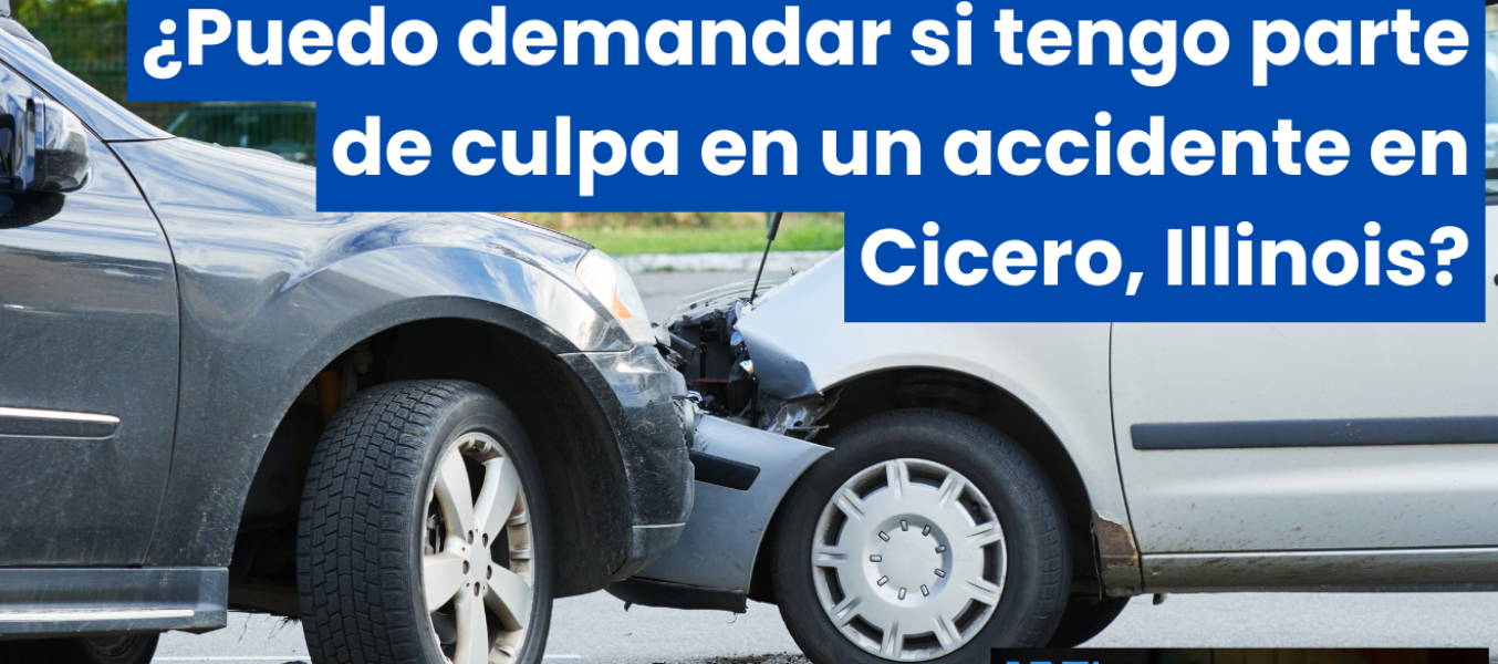 ΒΏPuedo demandar si tengo parte de culpa en un accidente en Cicero, Illinois?