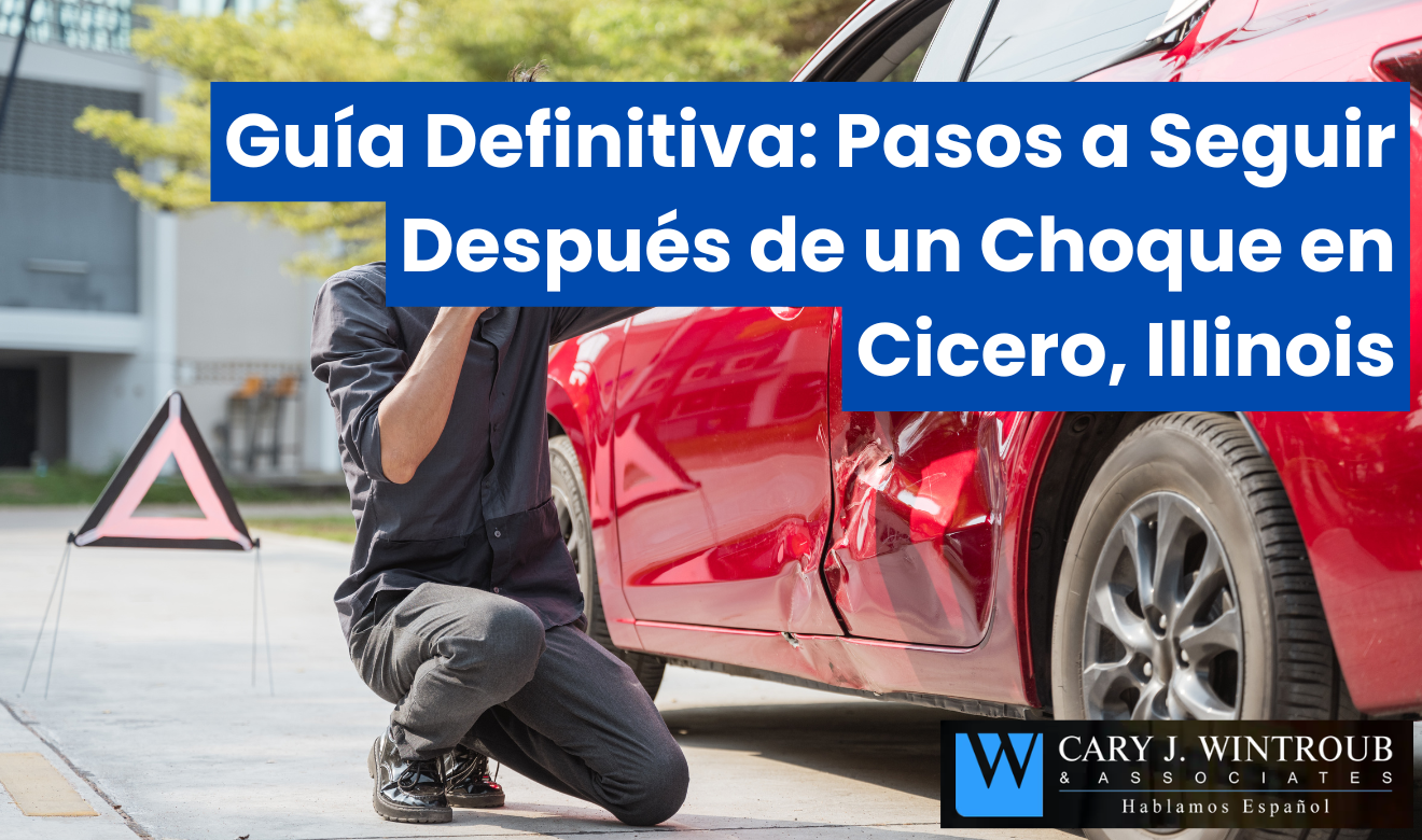 qué hacer después de un choque en Cicero