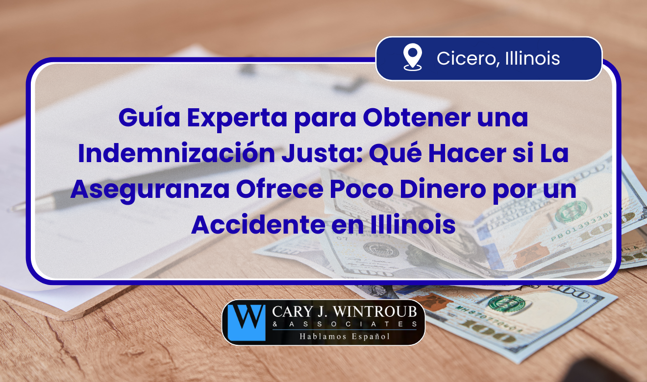 la aseguranza me ofrece poco dinero por mi accidente
