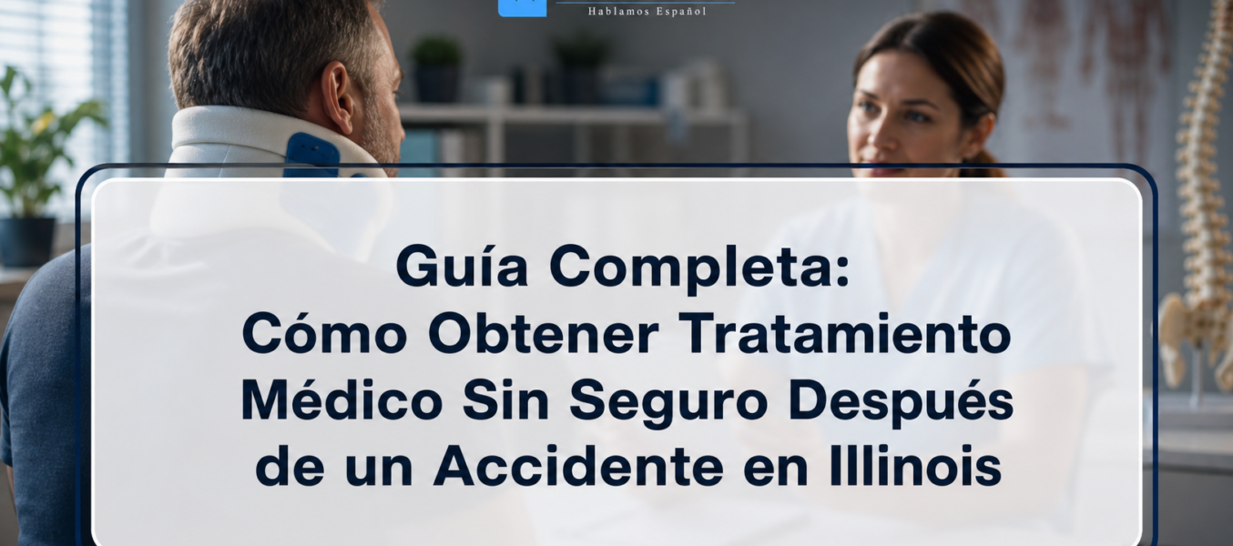 Guía Completa: Cómo Obtener Tratamiento Médico Sin Seguro Después de un Accidente en Illinois