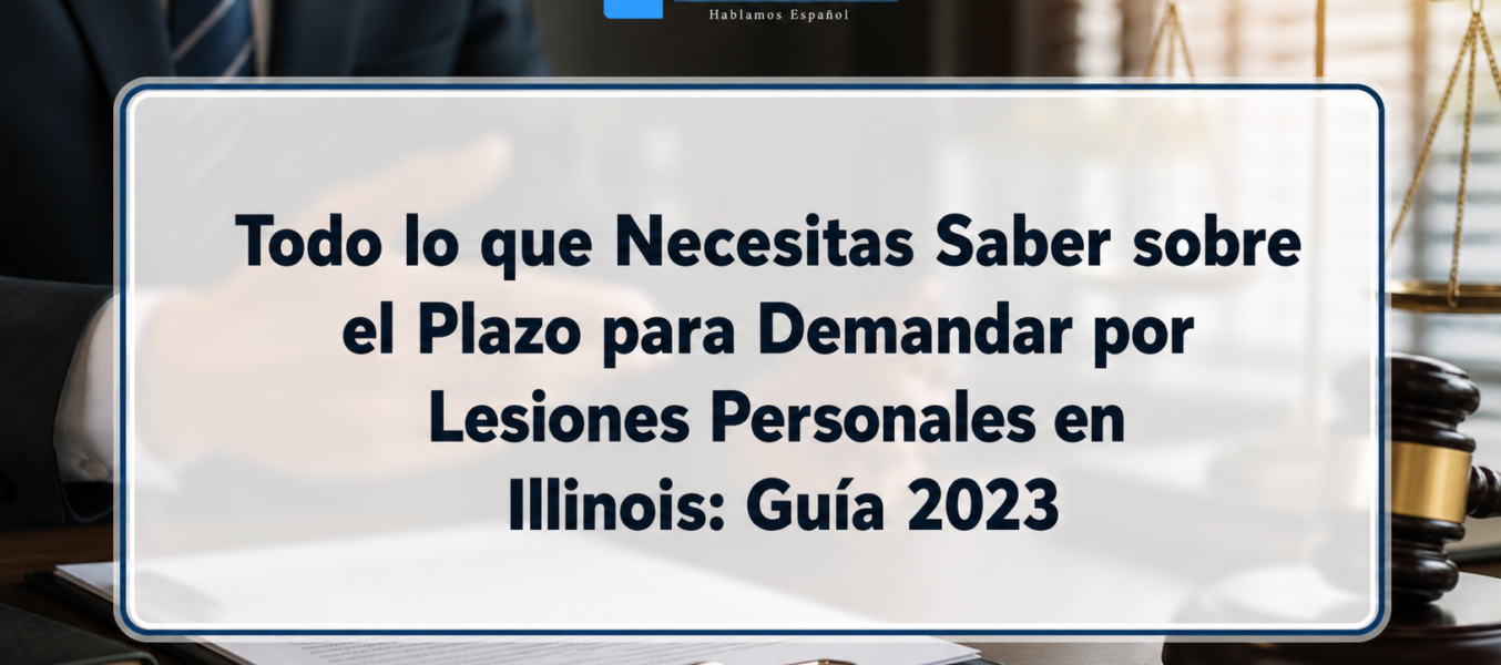 Todo lo que Necesitas Saber sobre el Plazo para Demandar por Lesiones Personales en Illinois: Guía 2023